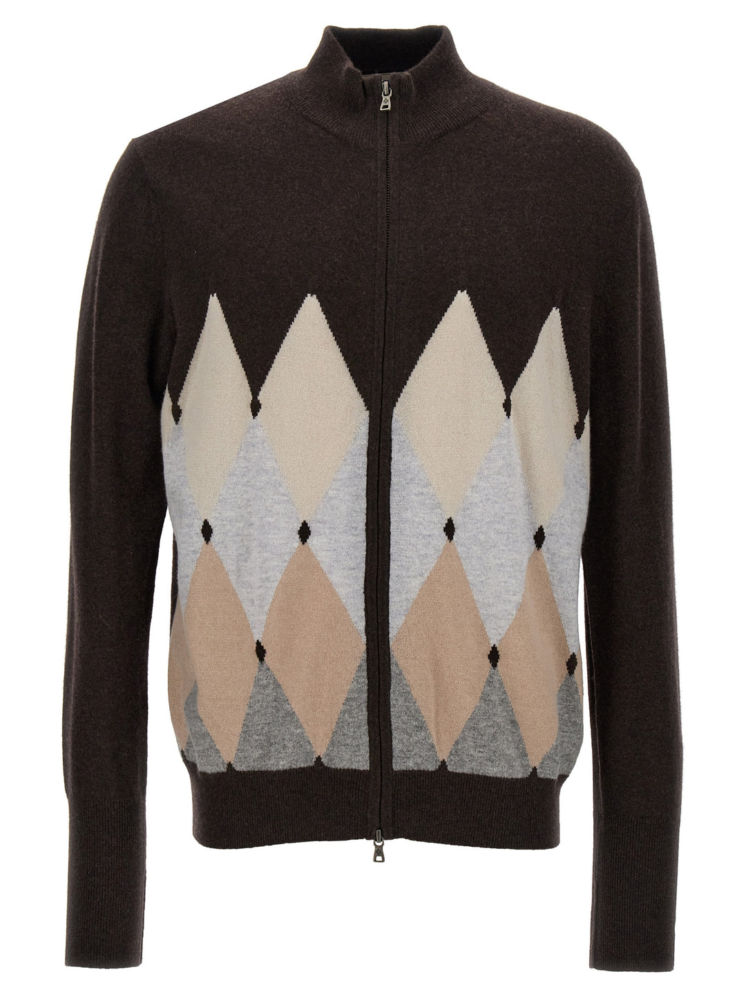 Argyle Sweater, Cardigans Brown