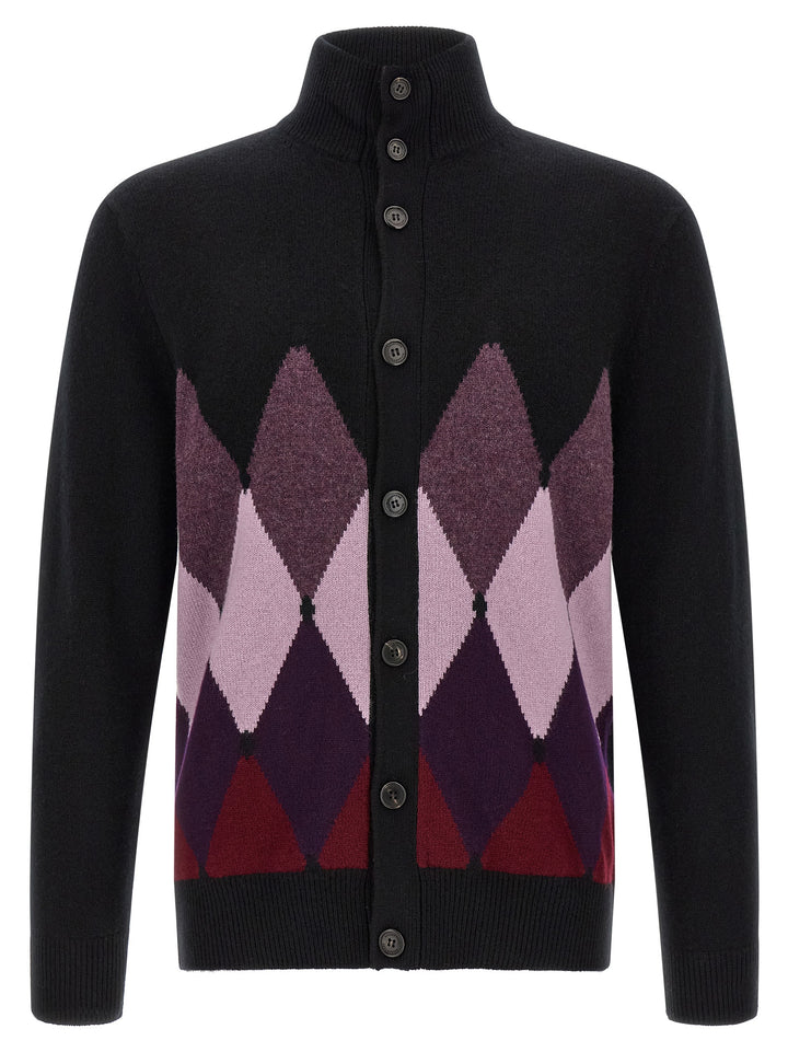 Ballantyne Classic Diamond Sweaters and Cardigans - Black | 2b20ffa080c4cfba3a07c582dd90a1e8198f5158