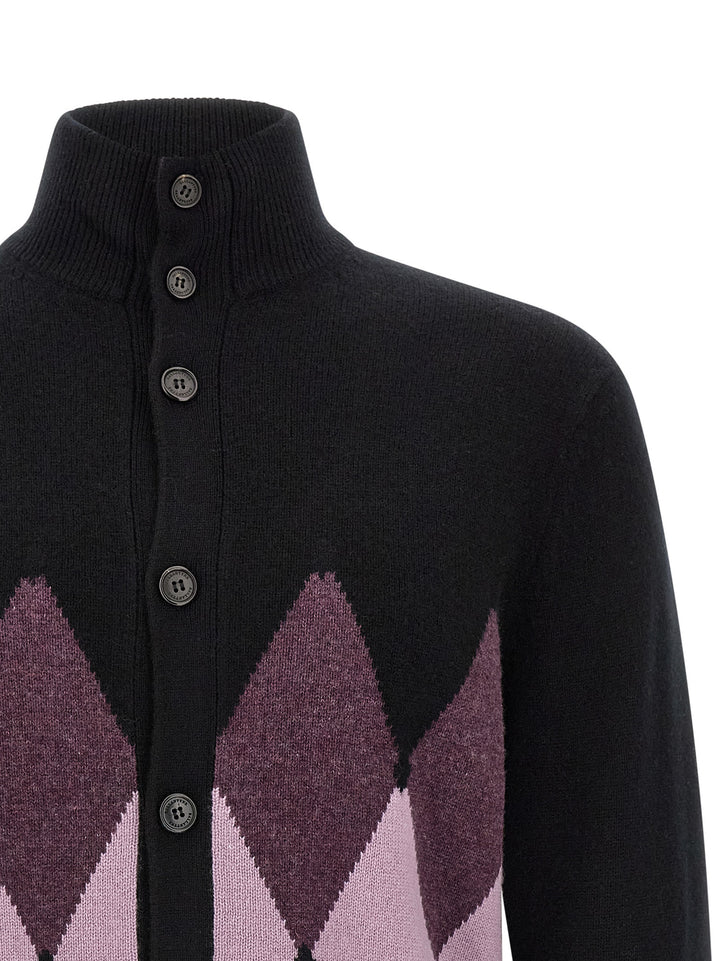 Ballantyne Classic Diamond Sweaters and Cardigans - Black | 80c90f0f81d1f236f3423c716e01d67c42efe795