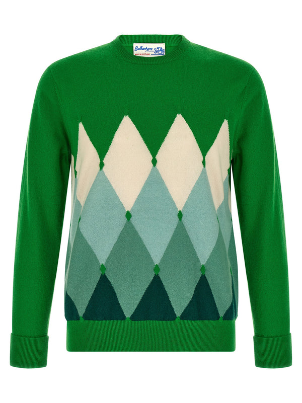 Diamond Sweaters And Cardigans Green