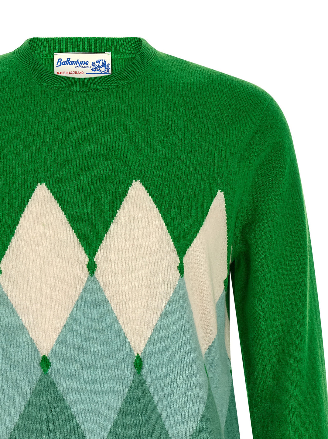 Ballantyne Diamond Sweaters and Cardigans - Green | 3b8e7f6eb0f719d81d90cdc2763dc7b77e7f6a5b