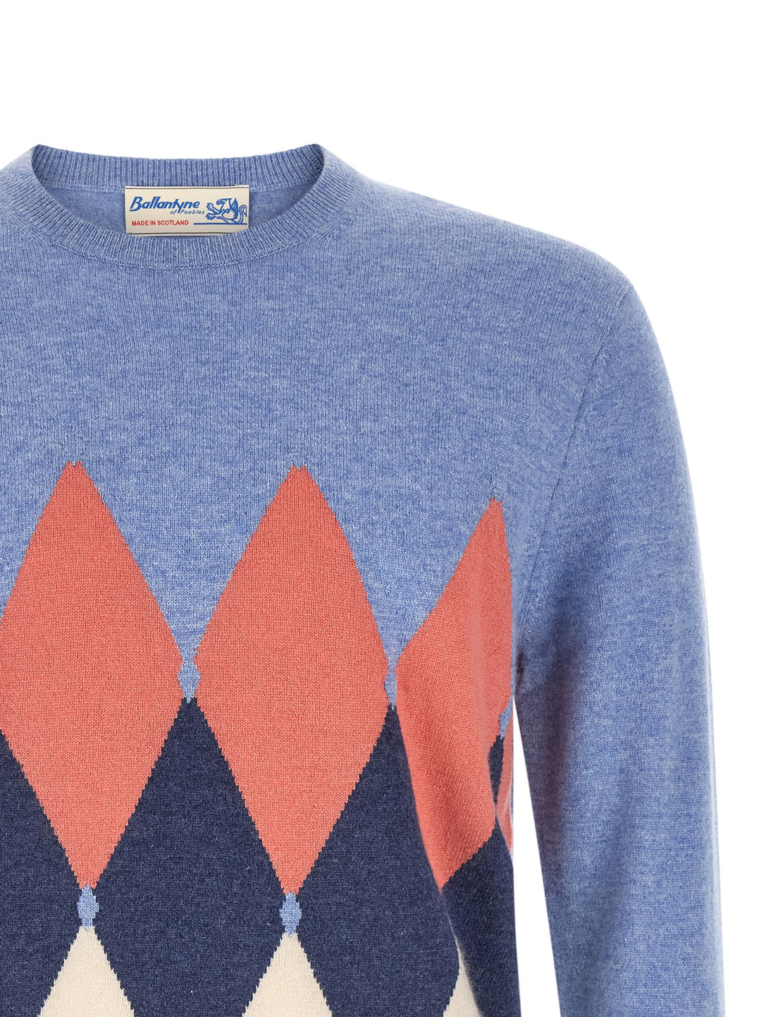 Ballantyne Diamond Sweaters and Cardigans - Light Blue | 9351476b682bf4f4b6a86023739ac88c08d90d8c