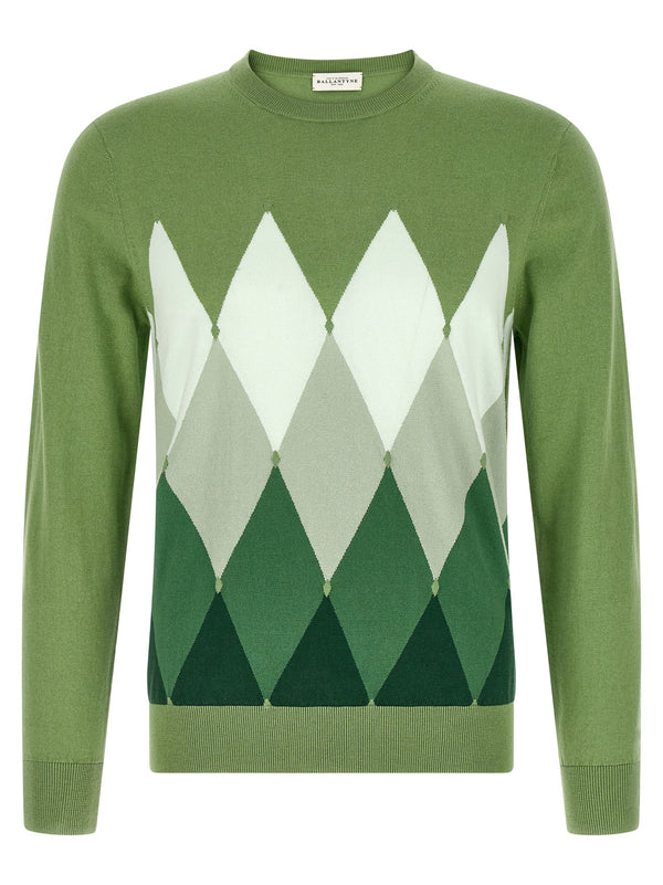 Argyle Sweater Sweaters And Cardigans Green