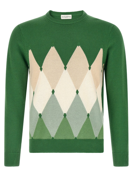 Argyle Sweater Sweaters And Cardigans Green