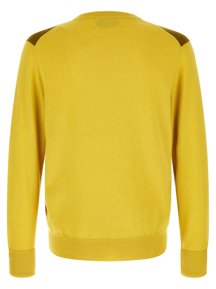 Ballantyne Classic Diamond Sweaters and Cardigans - Yellow | 28a17906050051ef7e1b11fac5322fb04d2012be