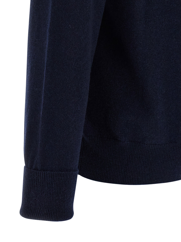 Ballantyne Argyle Pattern Sweater Sweaters and Cardigans - Blue | 5f8896ede179fea1088341590f314b64e5373456