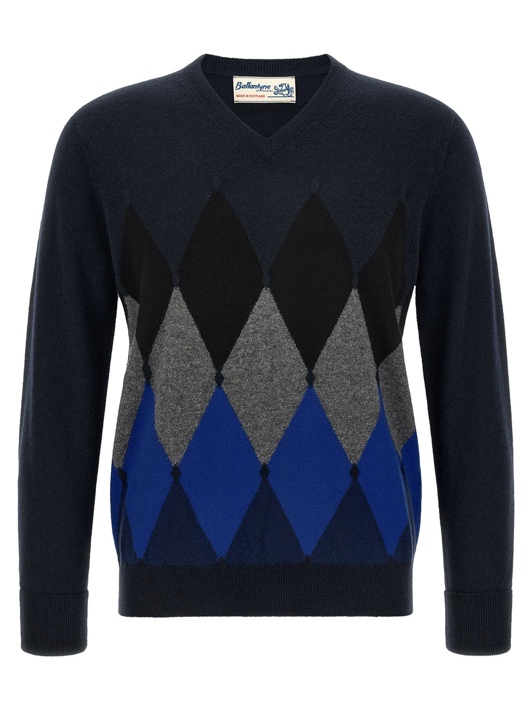 Ballantyne Classic Diamond Sweaters and Cardigans - Blue | 2f9c89e9d9c68b65e09ae299f6b458661a656c07