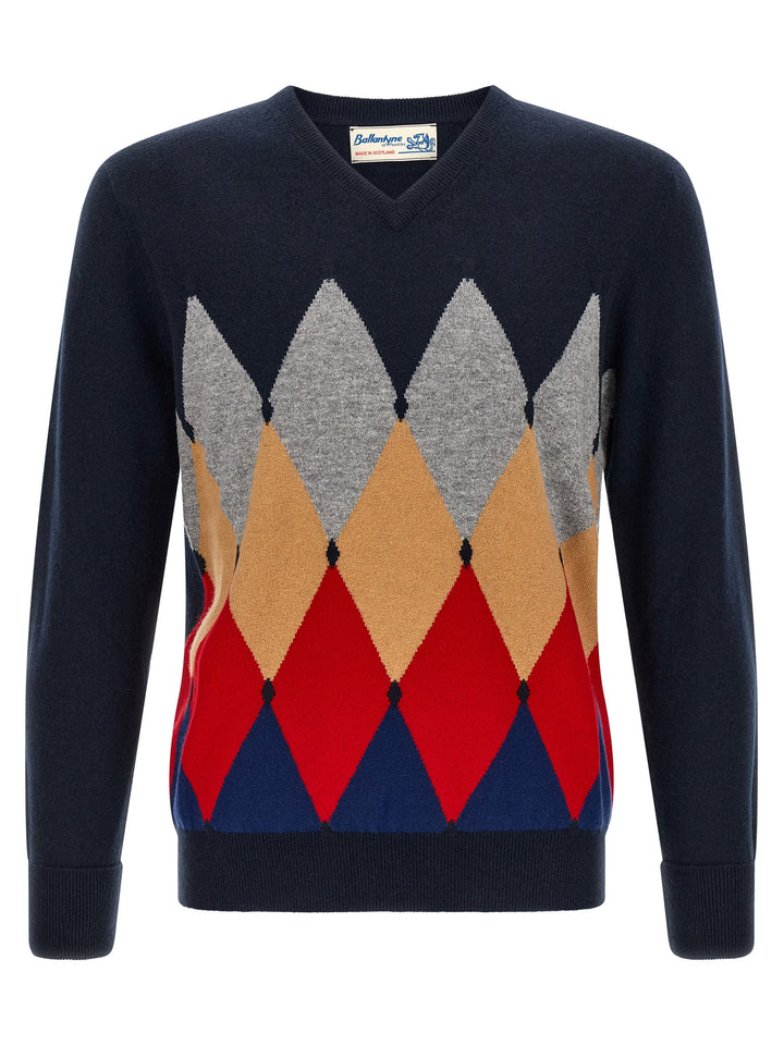 Ballantyne Classic Diamond Sweaters and Cardigans - Blue | a85e468552b67fba6c2898d230d6c33b3d064469