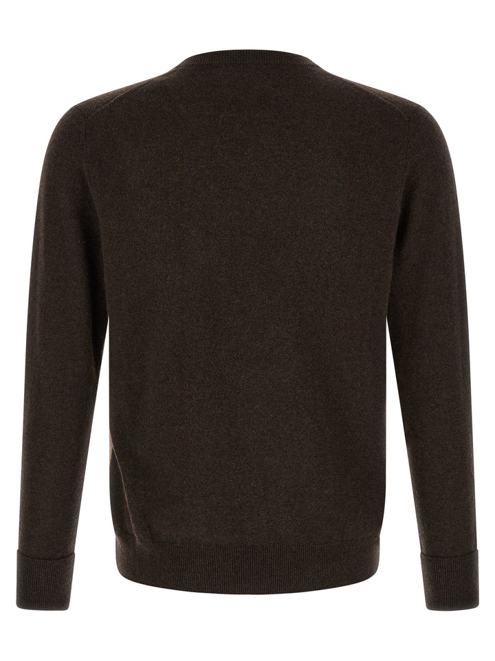 Ballantyne Classic Diamond Sweaters and Cardigans - Brown | c231826cadab8e2e1cd7575b8b1abeee3a73a42d