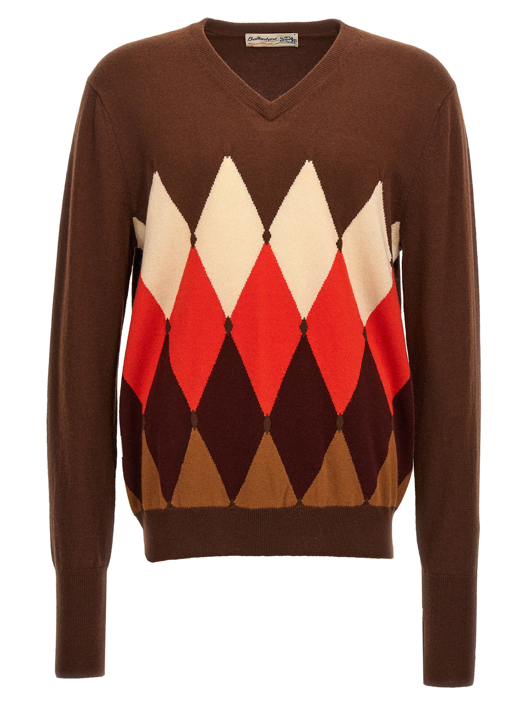 Argyle Sweater, Cardigans Brown