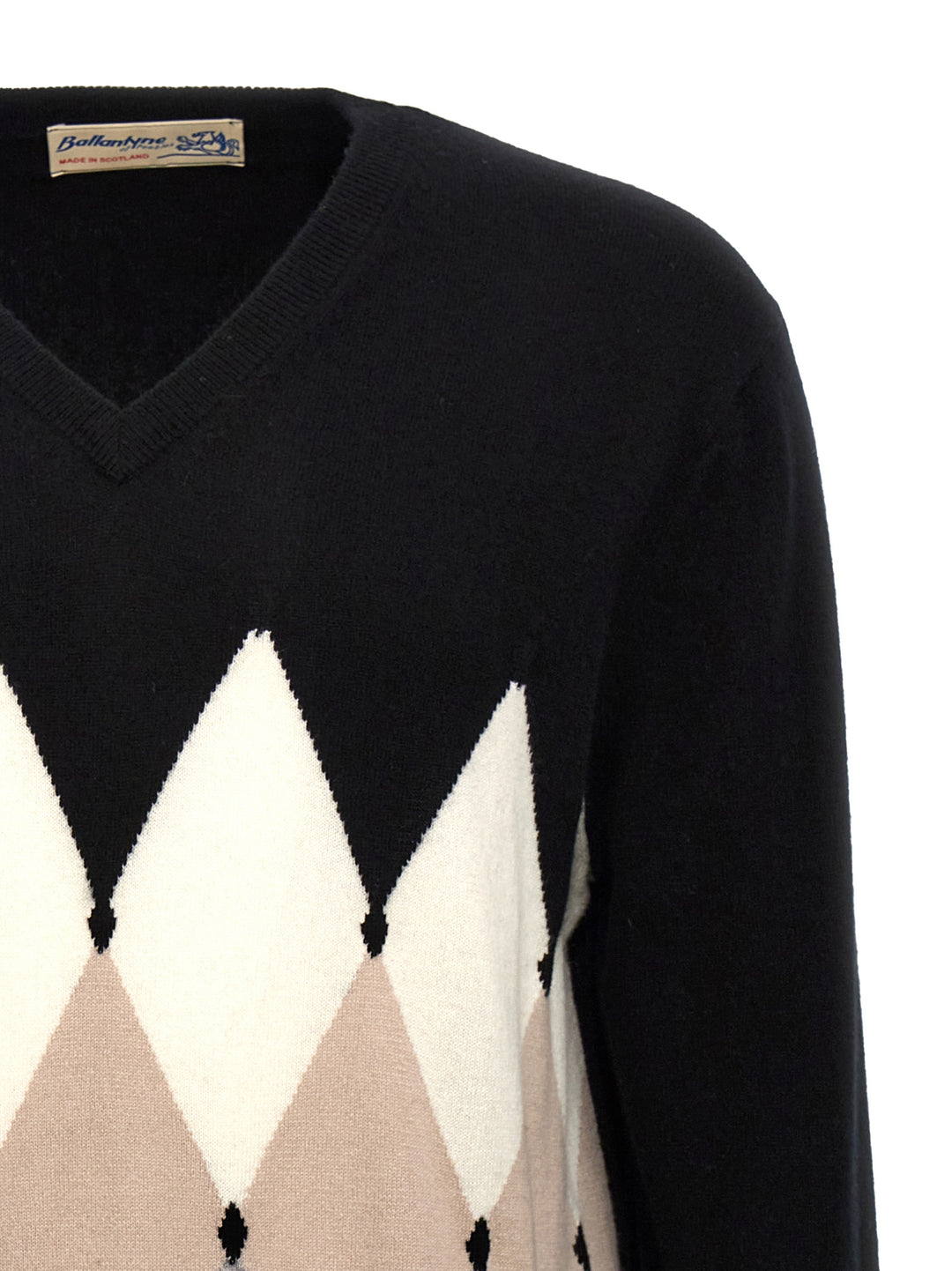 Argyle Sweater, Cardigans Black