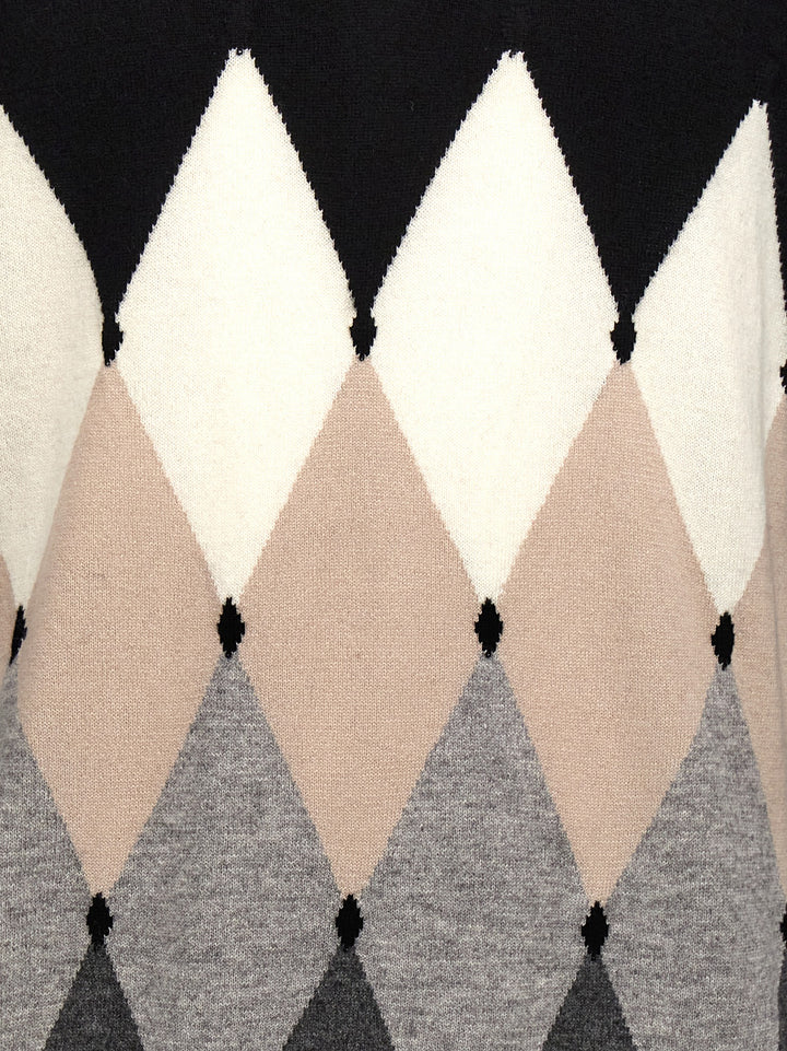 Argyle Sweater, Cardigans Black