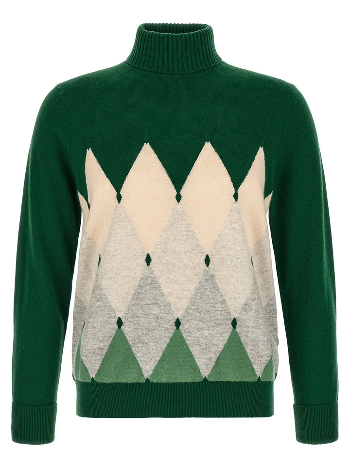 Ballantyne Classic Diamond Sweaters and Cardigans - Green | 119e08ef78a1682575c1b247a15970eb61c159d2