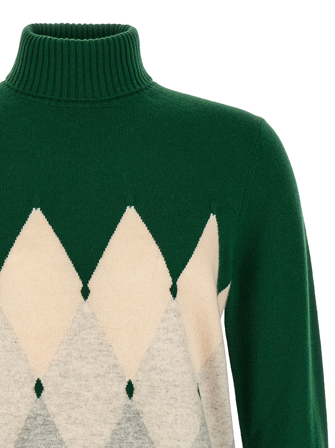 Ballantyne Classic Diamond Sweaters and Cardigans - Green | faecc9fc22d3cc95163d601562655d9f57f5c22a