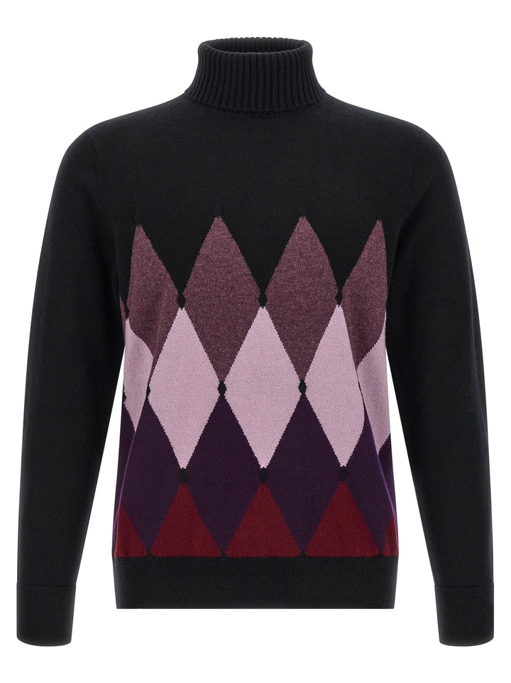 Ballantyne Classic Diamond Sweaters and Cardigans - Black | 1022d58e263071dfaa77ff7e5550d7f34ad9d053