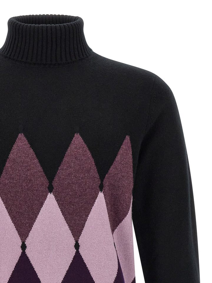 Ballantyne Classic Diamond Sweaters and Cardigans - Black | 4ff4d629ca828089accfacdd56fb2f7b32cfcb45