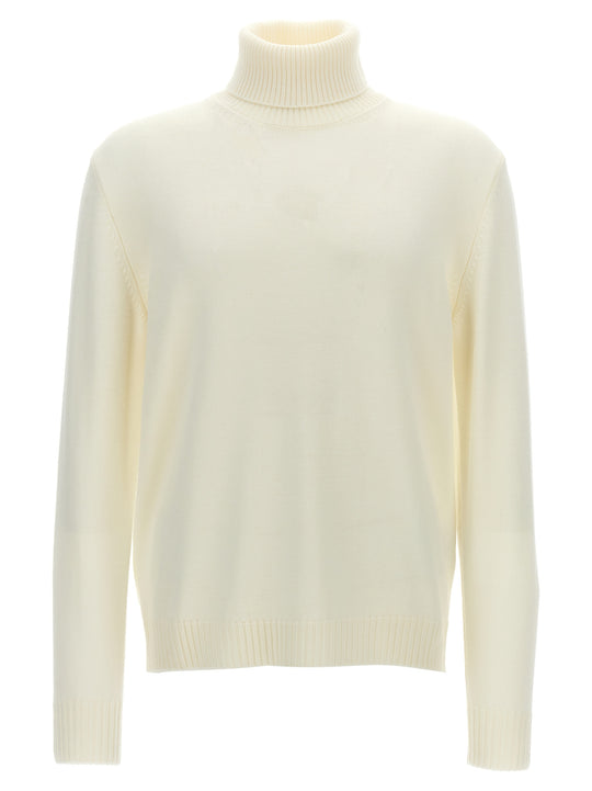 Wool Turtleneck Sweater Sweaters And Cardigans White