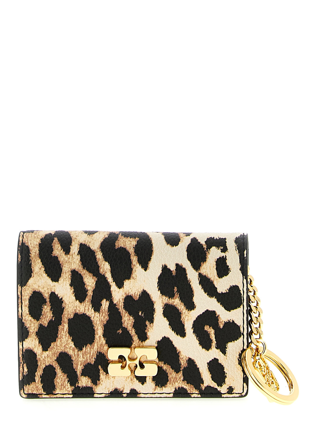 Ganni Leopard Wallets and Card Holders - White | ea8d103a781306f09a730a98992bc371e81801af