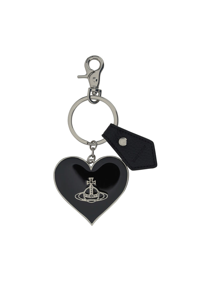 MIRROR HEART ORB KEYRINGS