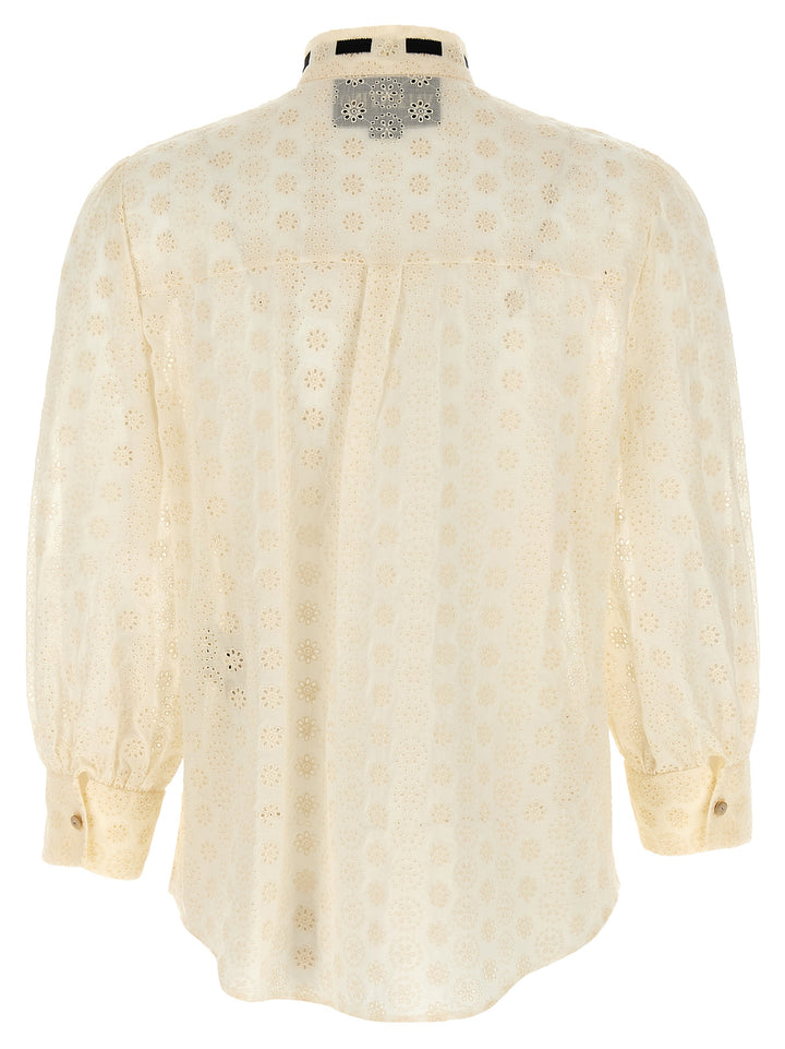 Valentino Garavani Shirt Valentino Garavani Sangallo Shirt and Blouse - White | 403b7aca318717b8f0ab1cb5a13ee1bd0ffa89fb