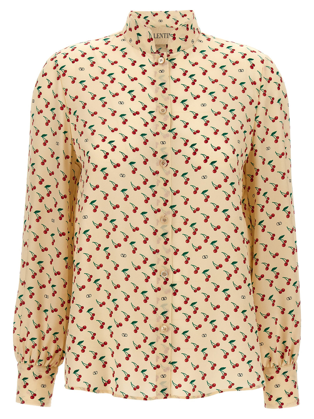 Valentino Garavani Cherryfic Shirt and Blouse - Beige | e878eca8049dbd7516da6bbef6af2f895009c401