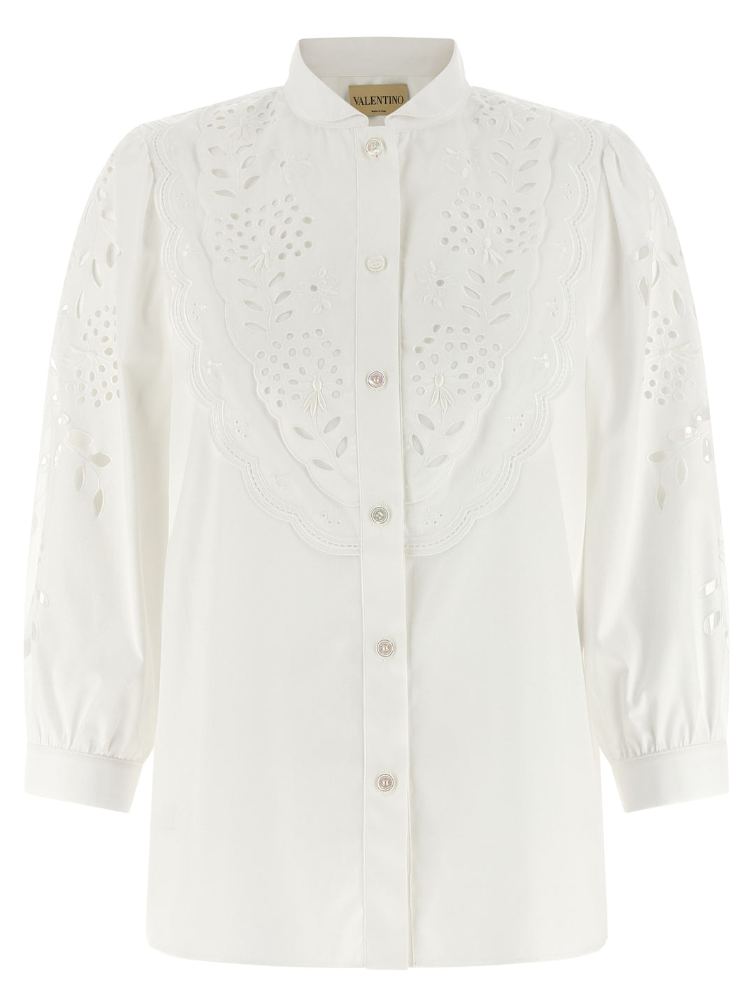 Valentino Garavani Shirt Valentino Garavani Embroidered Sangallo Shirt and Blouse - White | 6e3174abd0c5a9de911baf1e062150bb352093c0