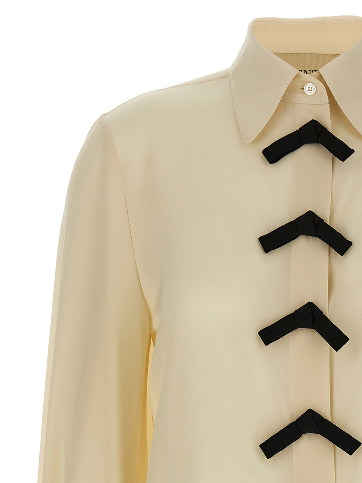 Valentino Garavani Valentino Garavani Bow Shirt Shirt and Blouse - Beige | ca5dc35cd1697cd6b962f54145954960adea5017