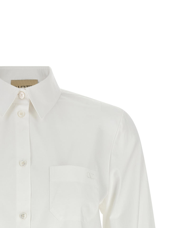 Valentino Garavani Poplin Shirt Shirt and Blouse - White | 1ab6aa7cbf68505bc608f2a4bf9ca56b8bb4715d