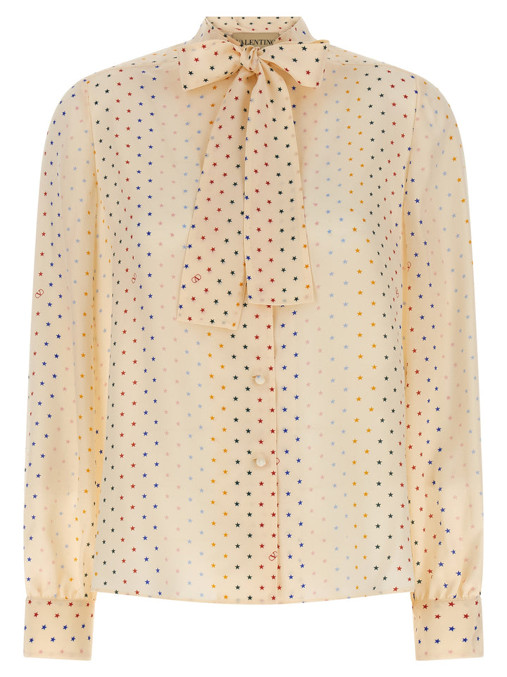 Valentino Garavani Starry Shirt and Blouse - Pink | f50fee22a429c02f78a6afbdb8b1102ab3bd81d8
