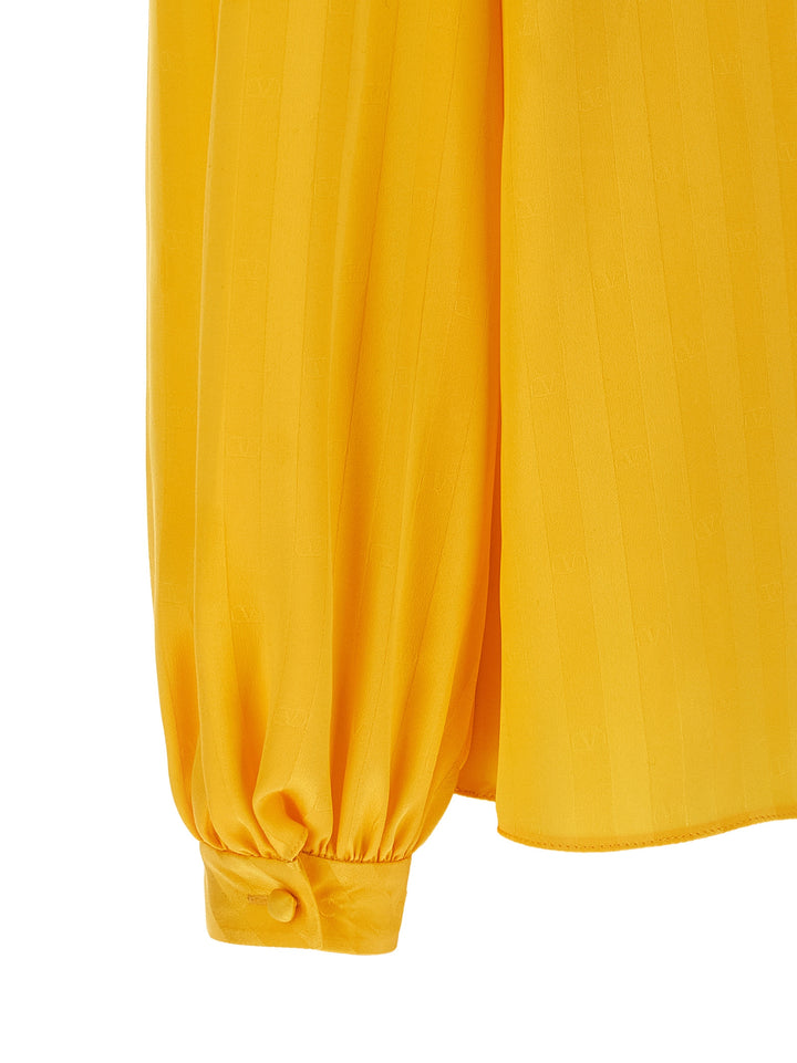 Valentino Garavani Mossi Shirt and Blouse - Yellow | b6298f0a915cfcc22f94df3ac43566f0bbce09af