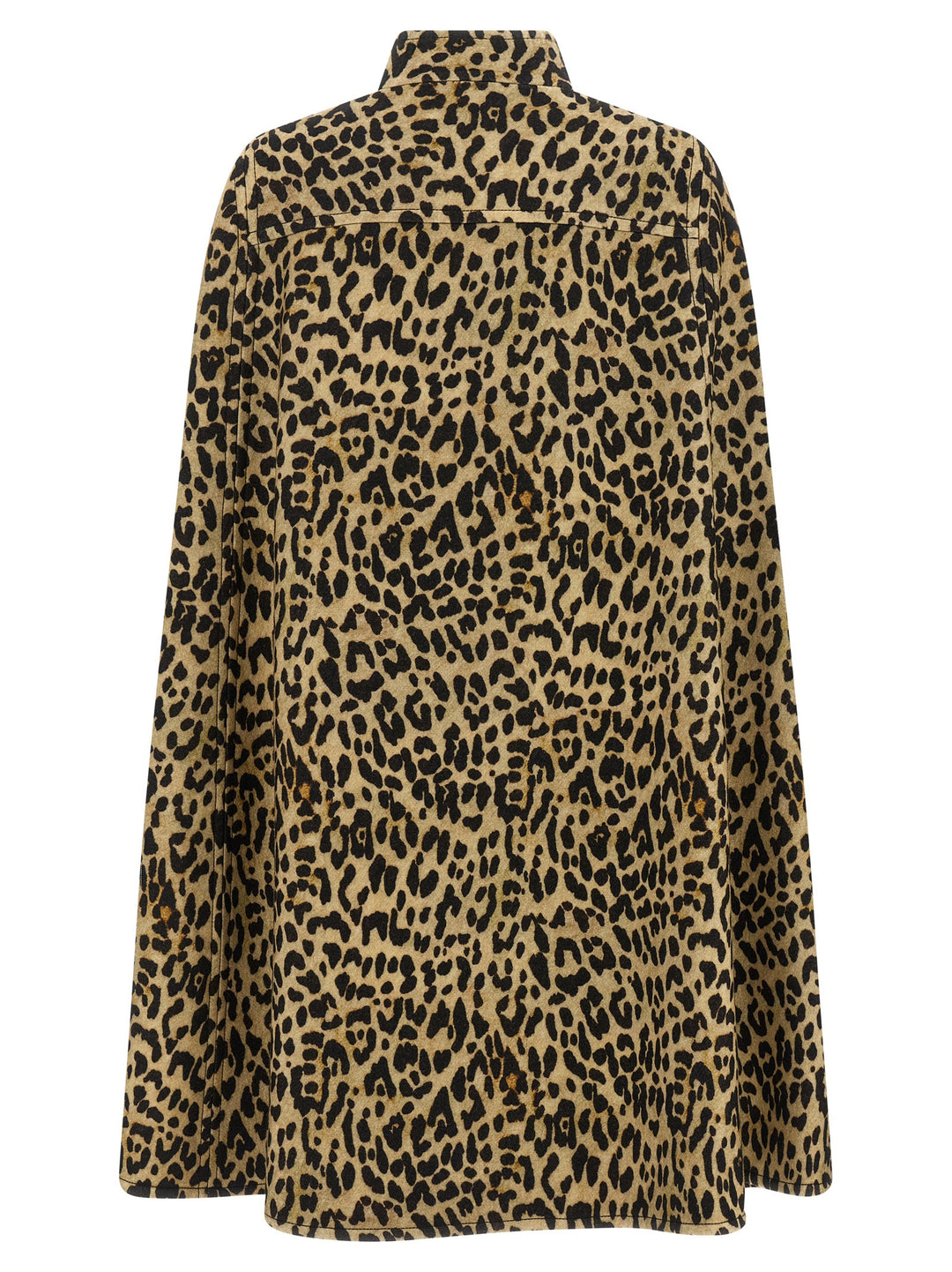 Valentino Garavani Valentino Garavani Cape In Animalier Cloth Capes - Brown | 5d067a6609c64c7dab3fcde3c830ce20f6656fbb