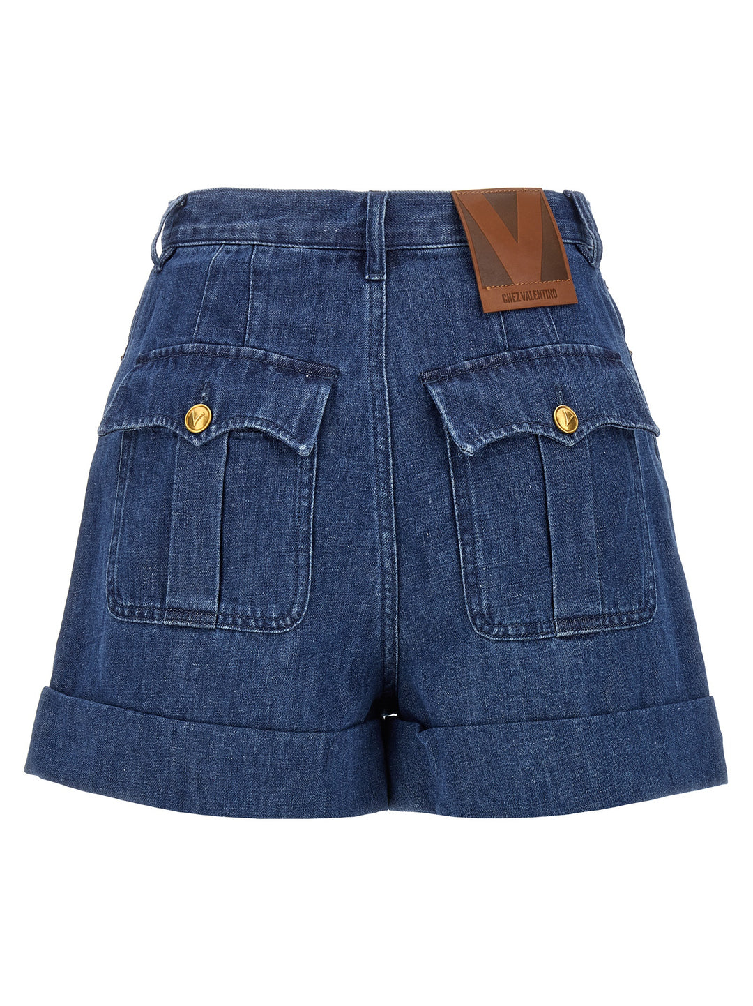 Valentino Garavani Valentino Garavani Denim Shorts Bermuda and Short - Blue | f0053b15e01b7fccd4c5e1b8052265c275b94fd0