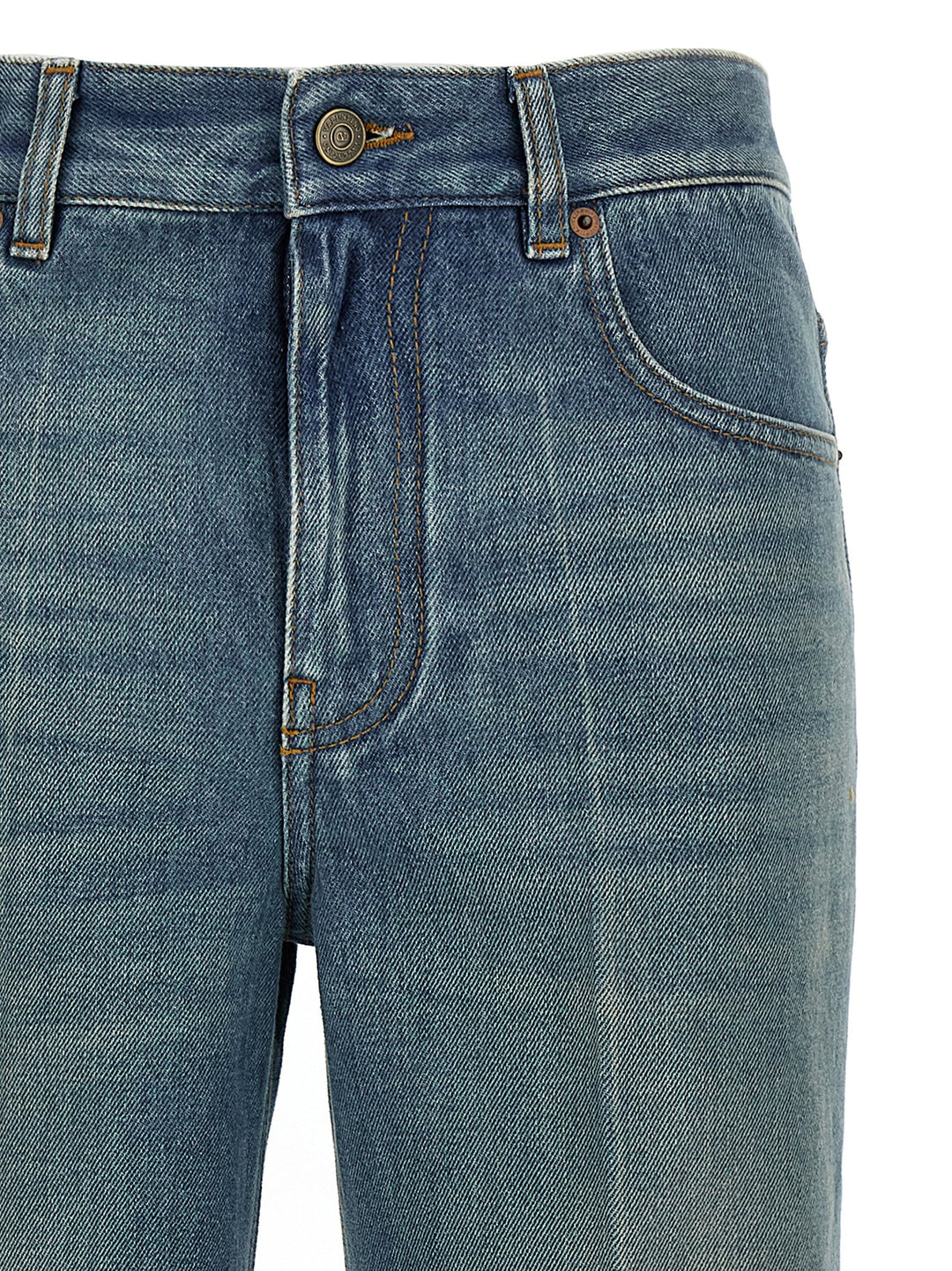 Valentino Garavani Valentino Garavani Jacquard Jeans - Blue | 55610728af5ba6e5fd692adb67ef972982dccb7a