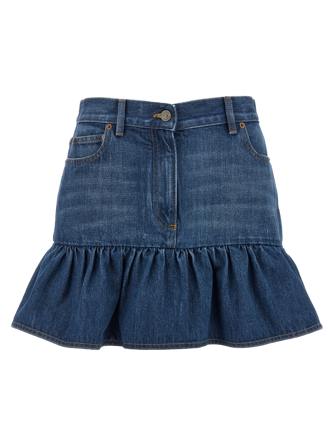 Valentino Garavani Denim Skirt Skirts - Light Blue | fc0103a13d72db6bf7d1eca2e13bcd4671e0db6e