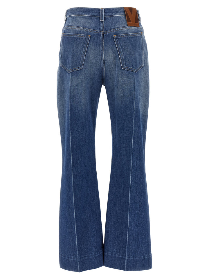 Valentino Garavani Flared Jeans - Light Blue | 85c4ab1a5321e800039648d7cefe7ae39c907a66