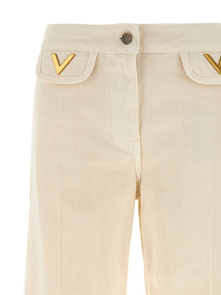Valentino Garavani V Jeans - White | 892bd87c0eff5e3361025afd62f61d0036d7a987