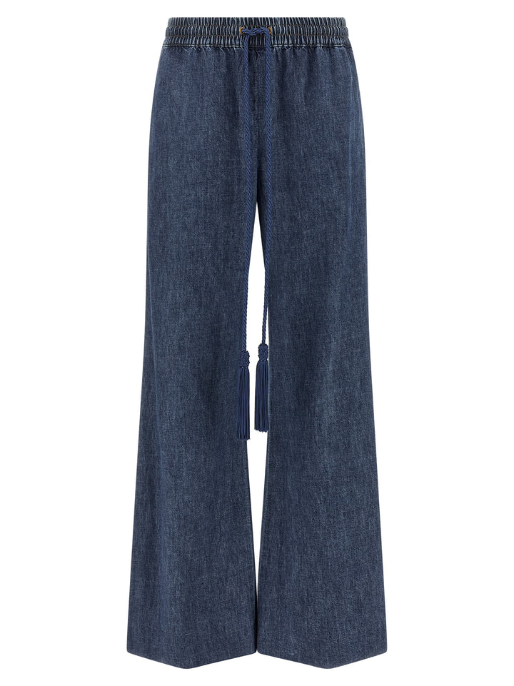 Valentino Garavani Valentino Garavani Vgold Jeans - Blue | a426d568b5387f425dd1410b84ab4dc9981293e1
