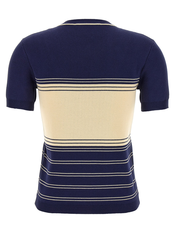 Valentino Garavani Chez Valentino T-shirt - Blue | 89e98b27d2c0cdbc096f77b4b6855fd1c3bd5933