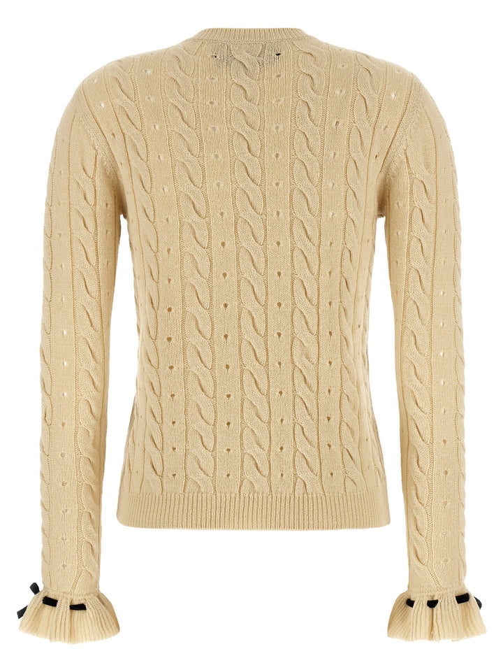 Valentino Garavani Valentino Garavani Wool Sweater Sweaters and Cardigans - Beige | ce955708ac07879835783a3508cfe2c86a4043c6