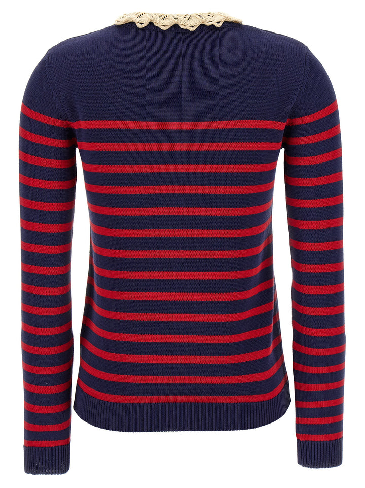 Valentino Garavani Chez Valentino Sweaters and Cardigans - Blue | 4517ef1af8d9472ae3363261166303d201c13904