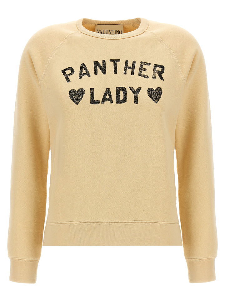 Valentino Garavani Panther Lady Sweatshirt - Beige | b2ce8bdfb6f51cbf8c0addf3969c7a9493ced83c