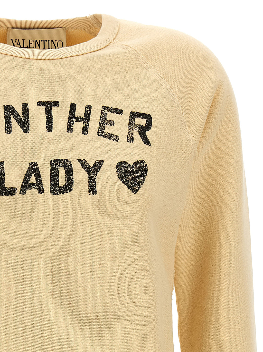 Valentino Garavani Panther Lady Sweatshirt - Beige | fd283eedc178e9952f1e37f450fd8d7940497da9
