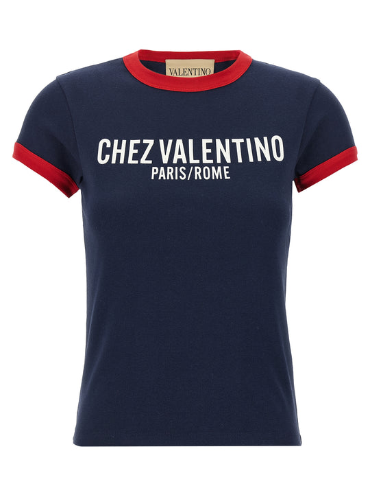 Chez Valentino T-Shirt Blue