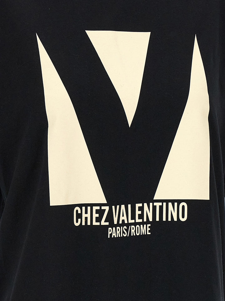 Chez Valentino T-Shirt Black