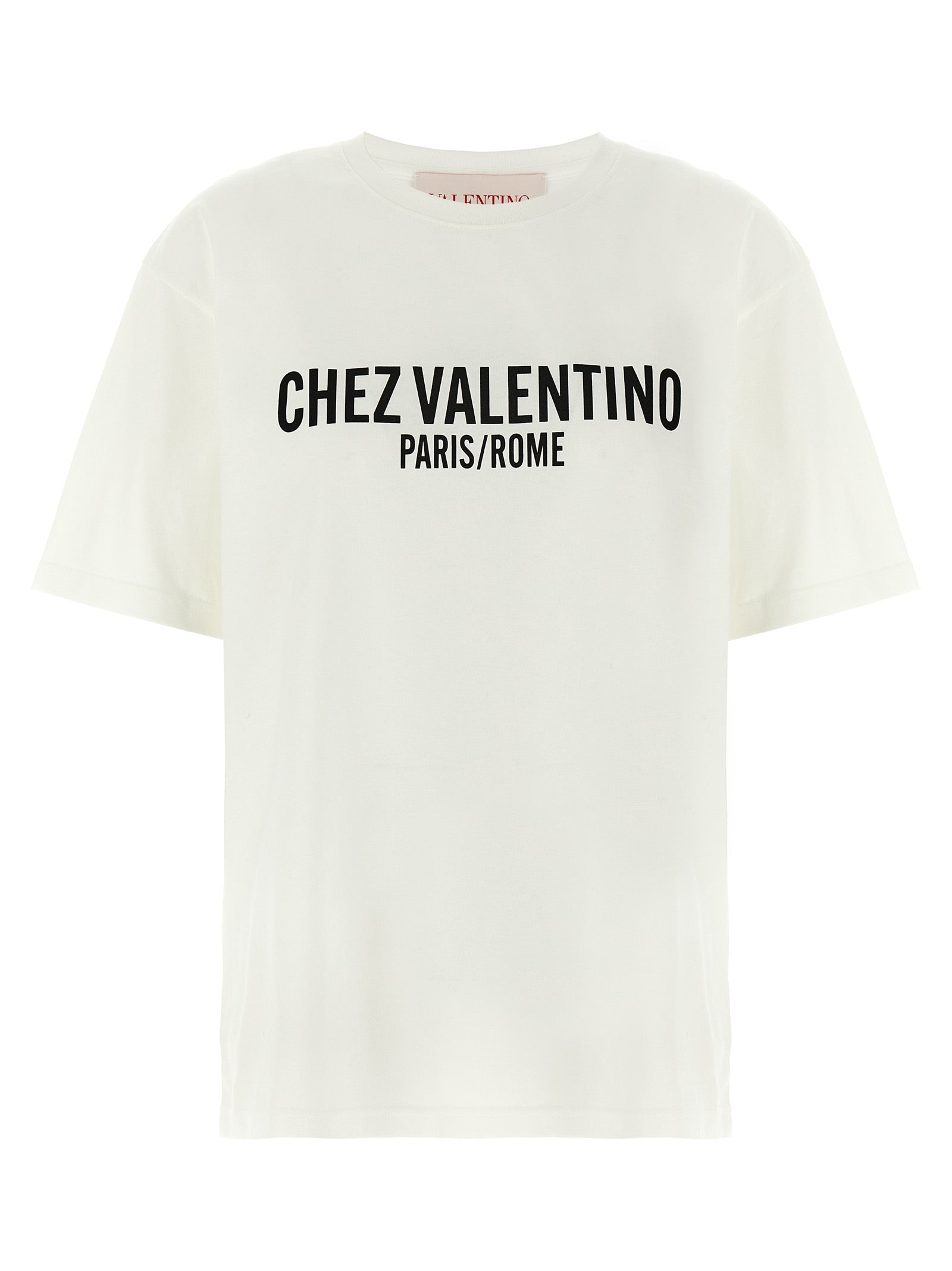 Valentino Garavani Chez Valentino T-Shirt White/Black | Wanan Luxury