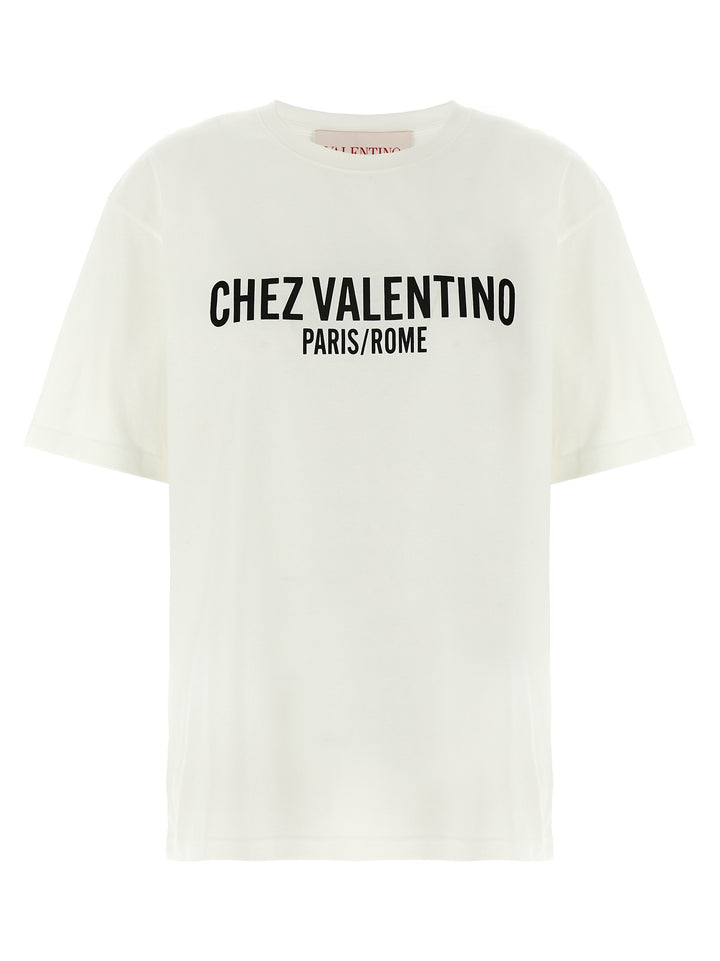 Valentino Garavani Chez Valentino T-shirt - White/Black | 048a456c065dd66e6686abb86e31bf5a1644bb91