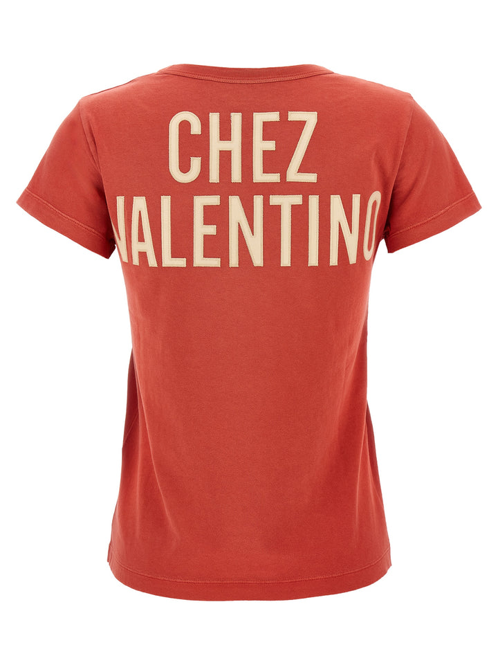 Valentino Garavani Panther Lady T-shirt - Red | 4bf26a8c9fd7bc6cc456191fd10cd5de903deb4f