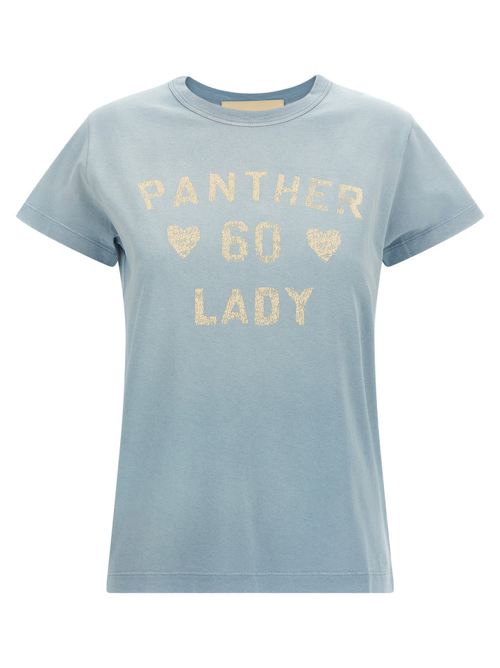 Valentino Garavani Panther Lady T-shirt - Light Blue | 82e6808e914662e035f0dbc162f2058a20f70741