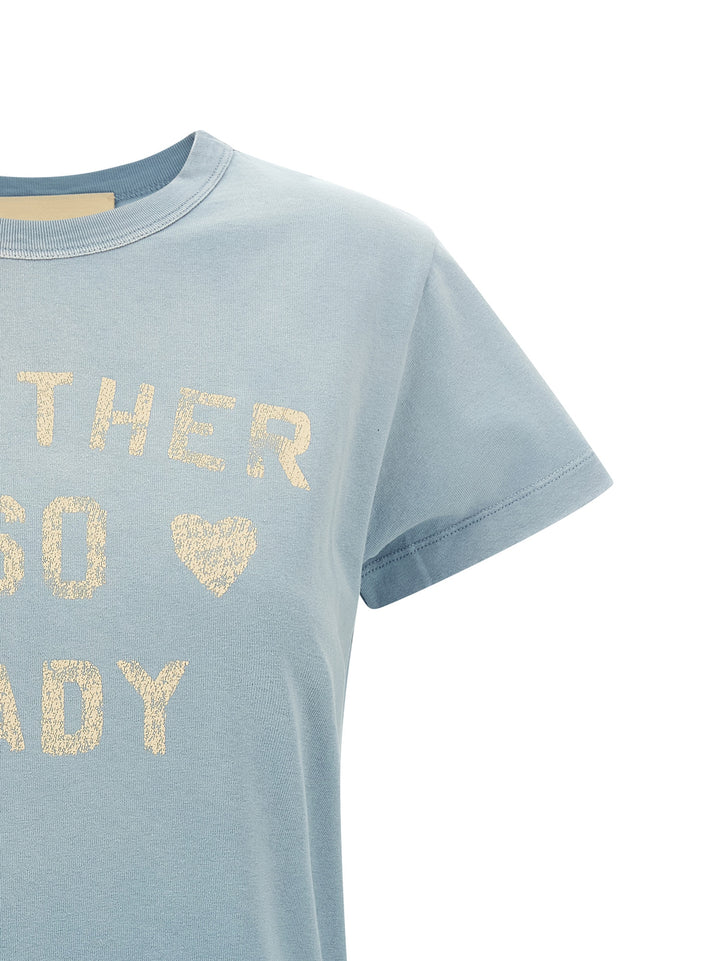 Valentino Garavani Panther Lady T-shirt - Light Blue | 5366a4006e50c42e4ebbae7145ac65649729c680