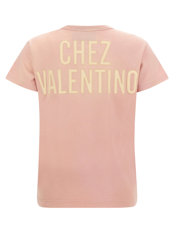 Valentino Garavani Panther Lady T-shirt - Pink | 3bfa795600d455d47b07af8f49a3b3c9c6208364